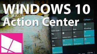 Windows 10 Review: Action Center