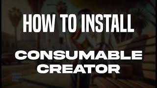 How to install Ft Consumable Creator and make items