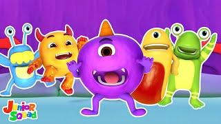 Five Little Monsters + More Junior Squad Halloween Rhymes and Kids Songs