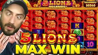 Max Win - 5 Lions / სლოტის დახურვა  !