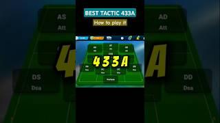 BEST TACTIC 433A OSM ⤴️ | How to play it #onlinesoccermanager #shorts