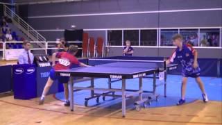 Table Tennis Euro Mini Champs Final Boys 2015 Sergei RYZHOV (RUSSIA) vs Simon BELIK (CZECH REPUBLIC)