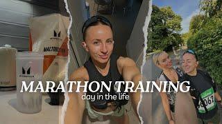 Day In The Life Marathon Training | 30km long run, full day of food