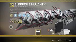 Sleeper Simulant- Charge time reduction with Catalyst