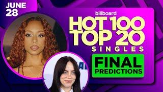 Final Predictions | Billboard Hot 100, Top 20 Singles | June 28th, 2025