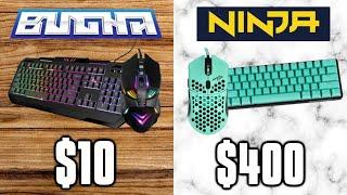 BROKE vs PRO Fortnite Setup! - Bugha Five Below Mouse & Keyboard!