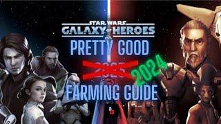 SWGOH 2024 Farming guide not 2023.