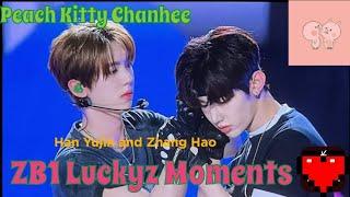 Zerobaseone ZB1 Luckyz Moments #1 - Han Yujin and Zhang Hao