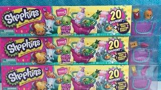 Shopkins Season 3 20 Pack with New Characters & Ultra Rares Unboxing | PSToyReviews