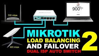 MIKROTIK LOAD BALANCING (DUAL ISP) AND FAILOVER SIMPLE CONFIGURATION (TAGALOG VERSION-2024) PART 2