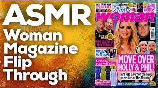 ASMR Woman magazine flip through, StevenAntonyASMR