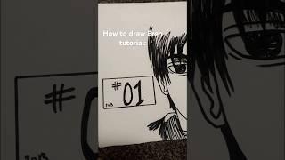 How to draw Eren. For long videos com to my channel.  #drawing #eren #attackontitandrawing #erenedit