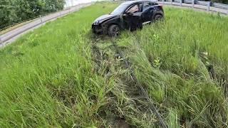 New Mazda "Roller" Edition.   Rolling Through the Median..