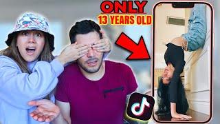 STRICT DAD Reacts to 13 Year old Daughter's SECRET TIKTOKS!! **EXPOSED** | Familia Diamond