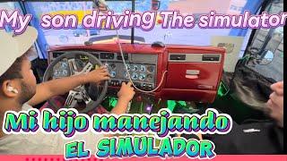 MI HIJO MANEJANDO TRANSMISION DE 18 , My Son driving 18 18 wheeler …#viralvideo #viralshorts #viral