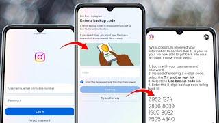 How to Get 8 Digit Backup Code for Instagram Without Login 2024 | Instagram Account Recovery 2024