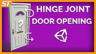 Creating a HINGE DOOR in UNITY!