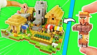 I Built a VILLAGE With Magnetic Minecraft Blocks...