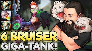 6 Bruiser - Super Tank Renni Would Like a Word!! | TFT Into the Arcane | Teamfight Tactics