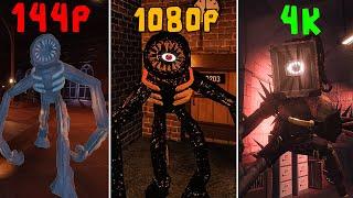 ROBLOX DOORS HOTEL vs DOORS THE LOST MINES vs DOORS Foundation | Jumpscares