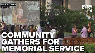 WATCH: Memorial service to honor Paityn, Evelyn and Olivia Decker