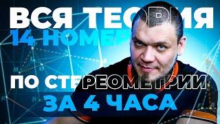 ВСЯ ТЕОРИЯ И ВСЕ ЗАДАЧИ по стереометрии для №14 за 3 часа | ЕГЭ 2024 по математике