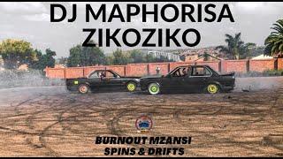 Dj Maphorisa & ZikoZiko tag team spin | side by side drift | insane stunts