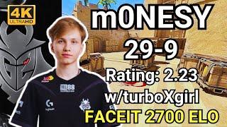 【4K】m0NESY (29-9) w/turboxgirl (Mirage) | FACEIT Ranked | Aug 24, 2024 #cs2 #pov