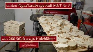 Hohe Standzeit beim Pegas MGT Nr 3 Laubsägeblatt