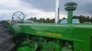 Starting a 1953 John Deere R diesel