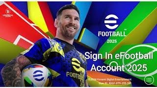 How to Sign In eFootball Account 2025 | How to Register Konami ID efootball Mobile