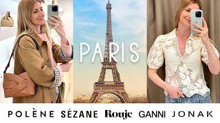 PARIS VLOG  Shopping at Polene Paris, Sezane, Rouje, & Other Stories, Jonak & GANNI  Shop with me