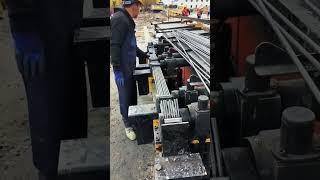 Bending steel rods #machine #satisfyingmachines