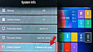 How to update wisdom share Android tv | update Smart tv