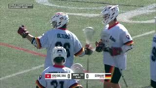 HongKong vs Germany Men's World Lacrosse Championship 2023 Placement game