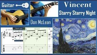 Vincent "Starry Starry Night" / Don McLean (Guitar) [Notation + TAB]