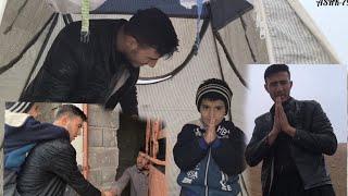 “Yasin in the Storm: Searching for His Sister and Buying a Tent from the Operator”