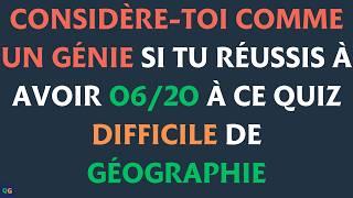 Es-tu un Voyageur ? Test Difficile de Géographie