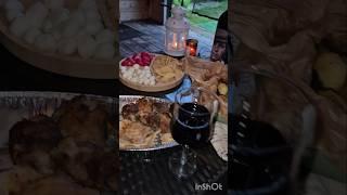 #дача #дачабезпроблем #дачавподмосковье #атмосфера #летнийвайб #мясо #еда #вино #рецепты #картошечка