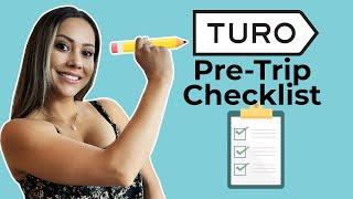 TURO Car Rental Business Pre-Trip Checklist  - How We Prepare Our Cars Before A Trip & Post-Trip