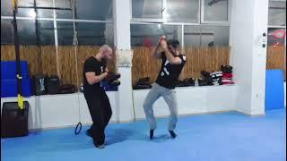 Jeet Kune Do |  Closing the gap _ pendulum and push step