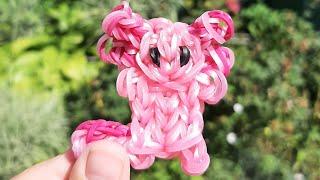 Плетение из резиночек Rainbow loom аксолотль  The Nikita 