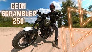 GEON SCRAMBLER 250 | ТЕСТ ДРАЙВ | ОБЗОР | MOTO VLOG KYIV