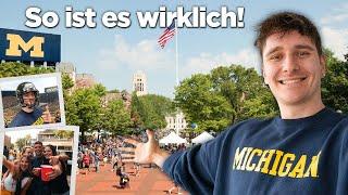 Ein normaler Tag an einem US College! University of Michigan Austauschstudent