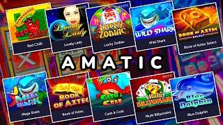 Депнул  1100 рублей играю в слоты от Amatic