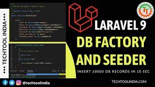 Laravel 9 Eloquent Factory And DB Seeder - Laravel 9 Testing