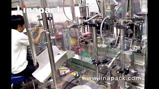 Linapack semi automatic fill and seal machines for stand up pouches