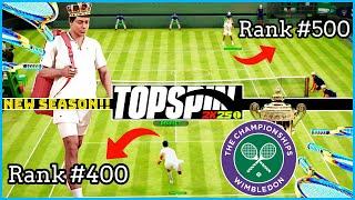 Top 500 Ranked TopSpin 2K25 Gameplay | New Season | New Update