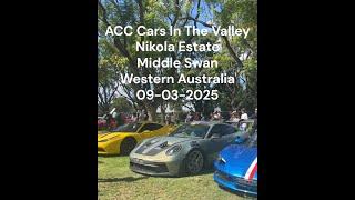 ACC Cars In The Valley at the Nikola Estate, Middle Swan WA. March 2025