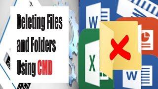 How to delete files and folders using CMD Command Prompt. MUST KNOW BEGINNER!